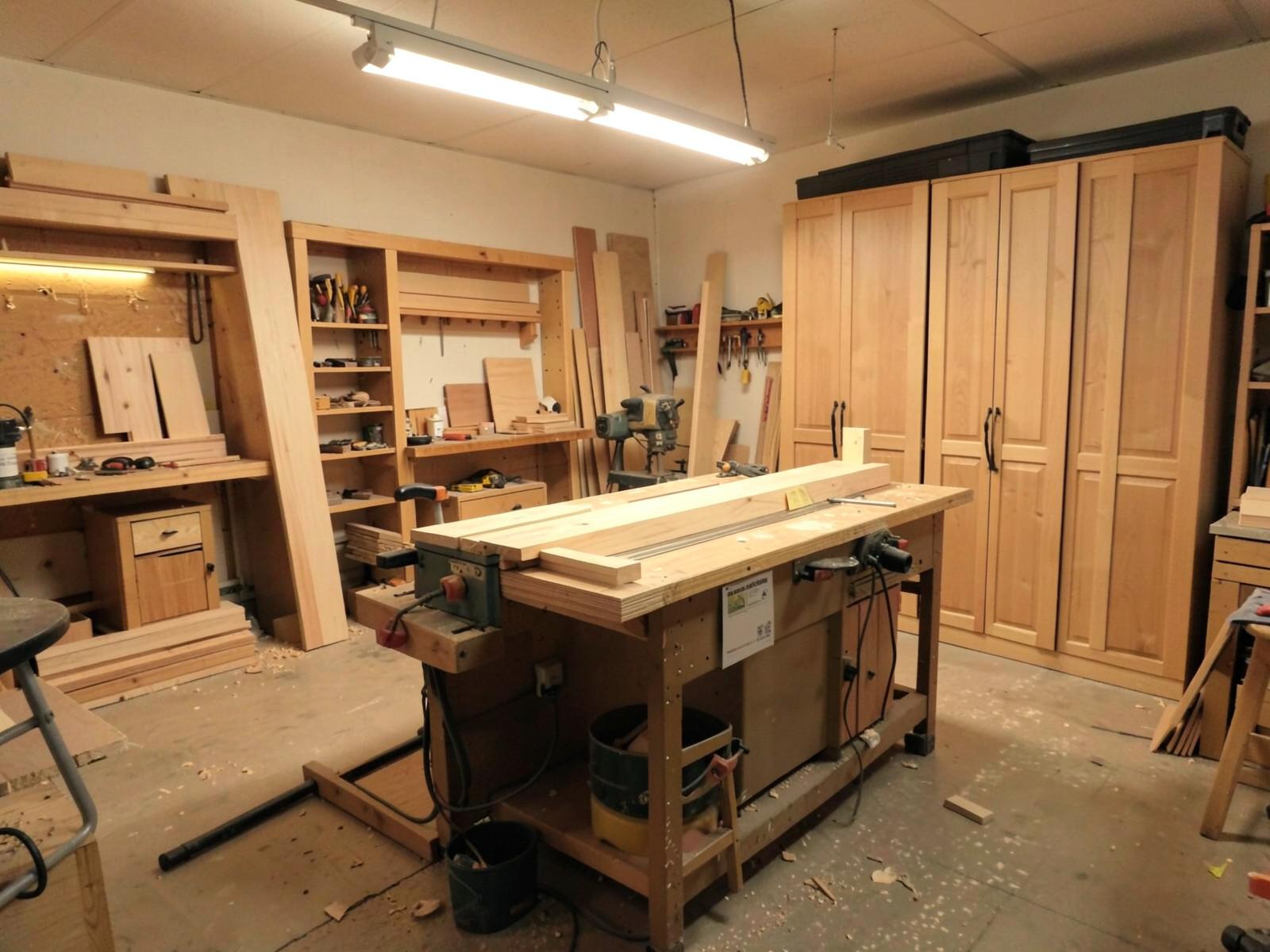 Atelier de fabrication de mobilier intégré à Québec