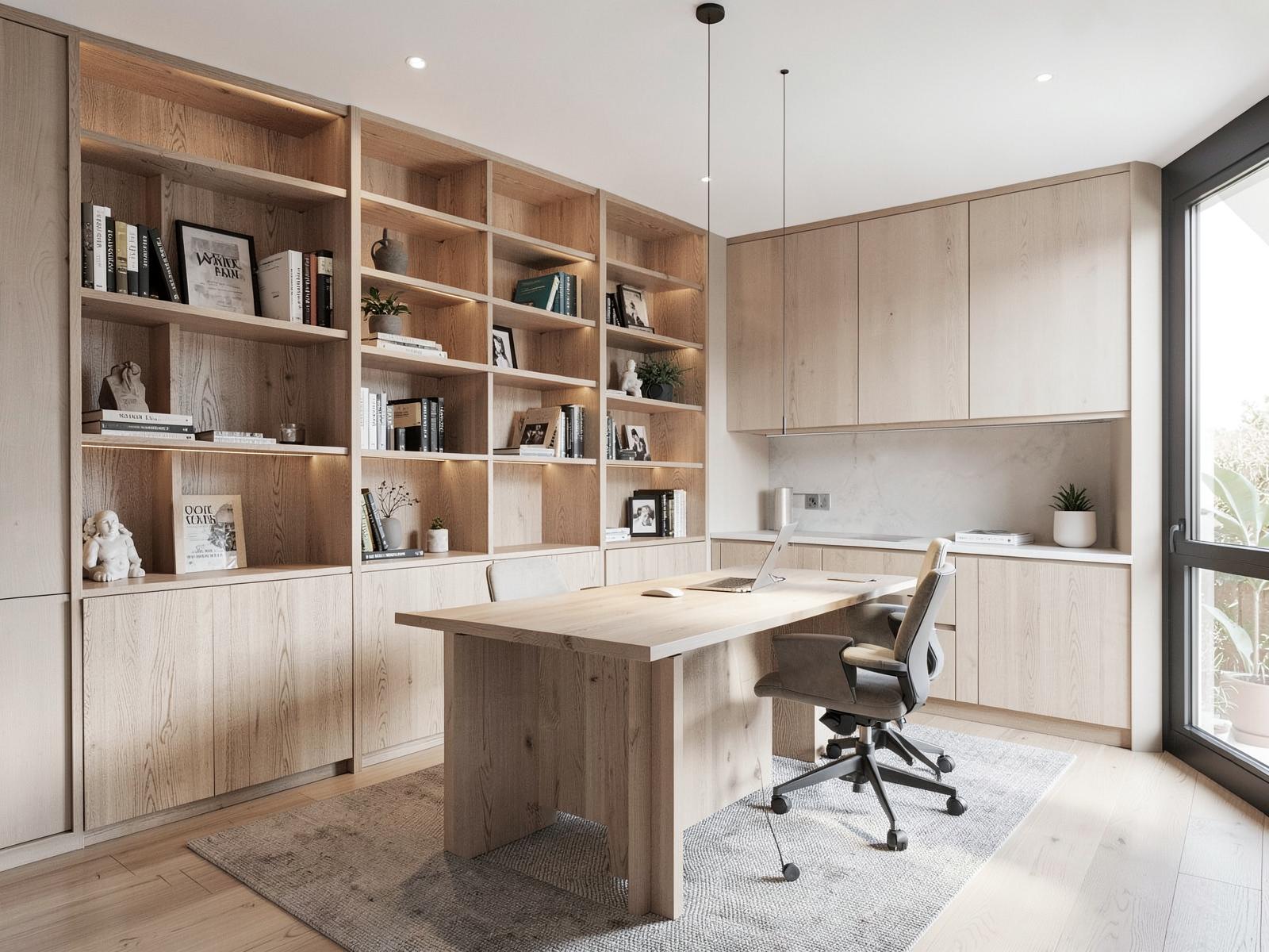 Bureaux et espaces de travail sur mesure — M.S Simard Construction inc., Québec