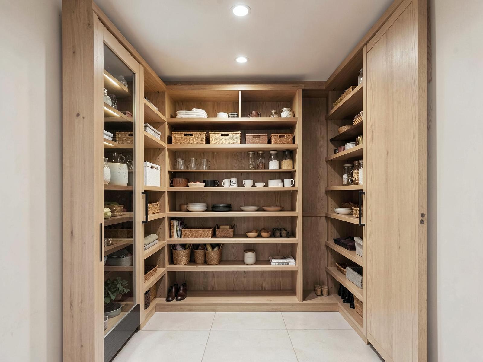 Garde-manger, salles de lavage et espaces utilitaires — M.S Simard Construction inc., Québec