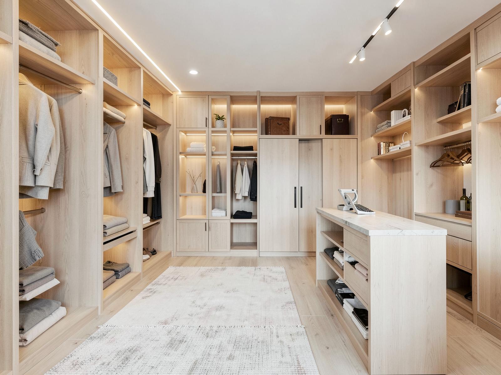 Walk-in, garde-robes et rangements — M.S Simard Construction inc., Québec